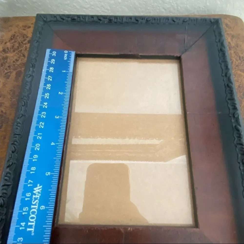 Ornate Picture Frames Traditional Antique Look Brown Black Photo Frame SET OF 2